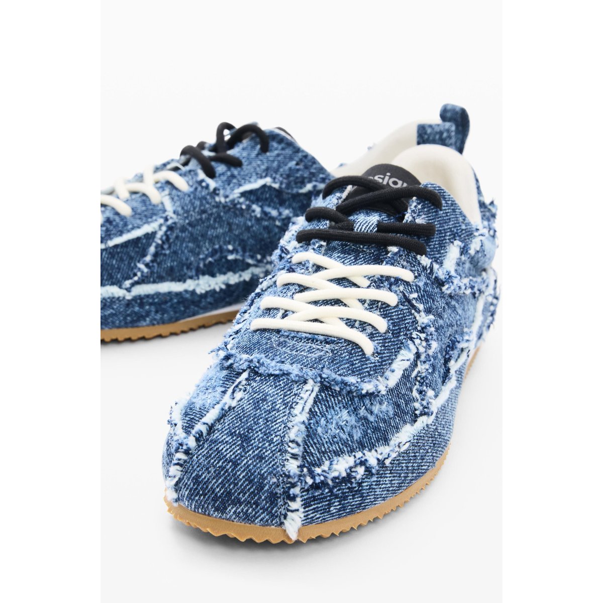 Baskets 100 % coton bleu, DESIGUAL