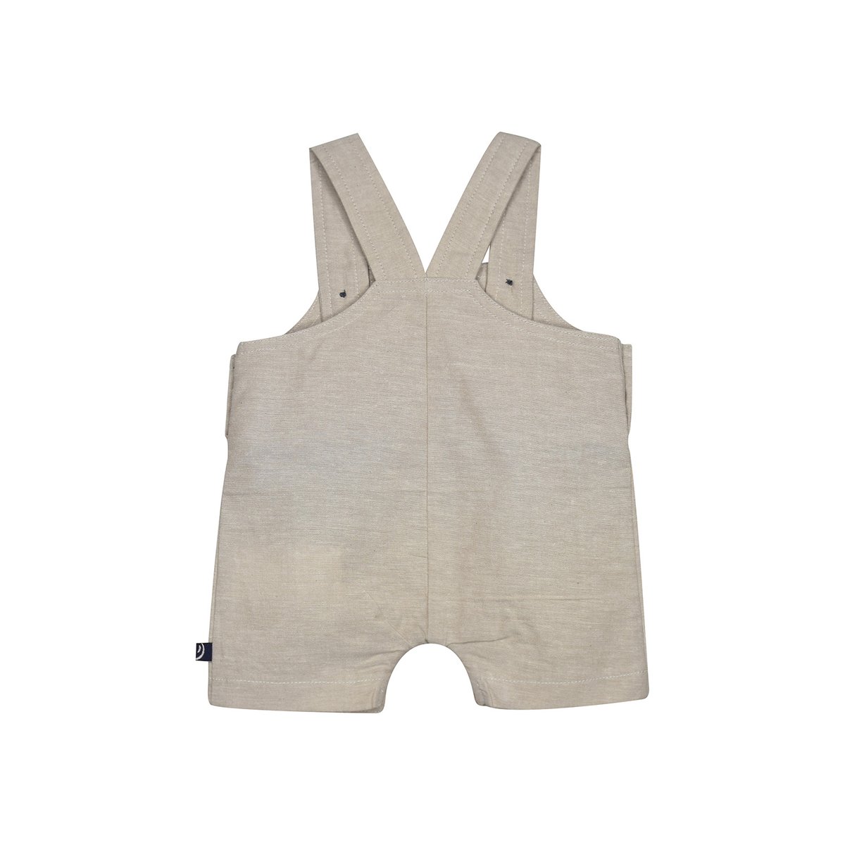 Tee shirt salopette gingembre court naissance beige, SUCRE D'ORGE