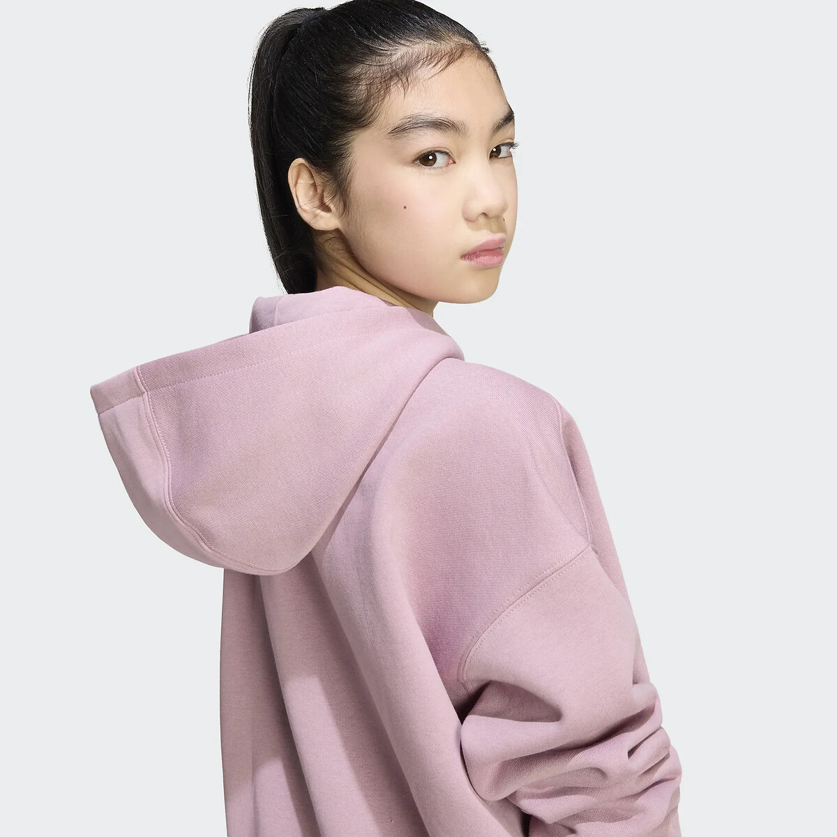 Sweat à capuche en molleton rose, adidas Originals