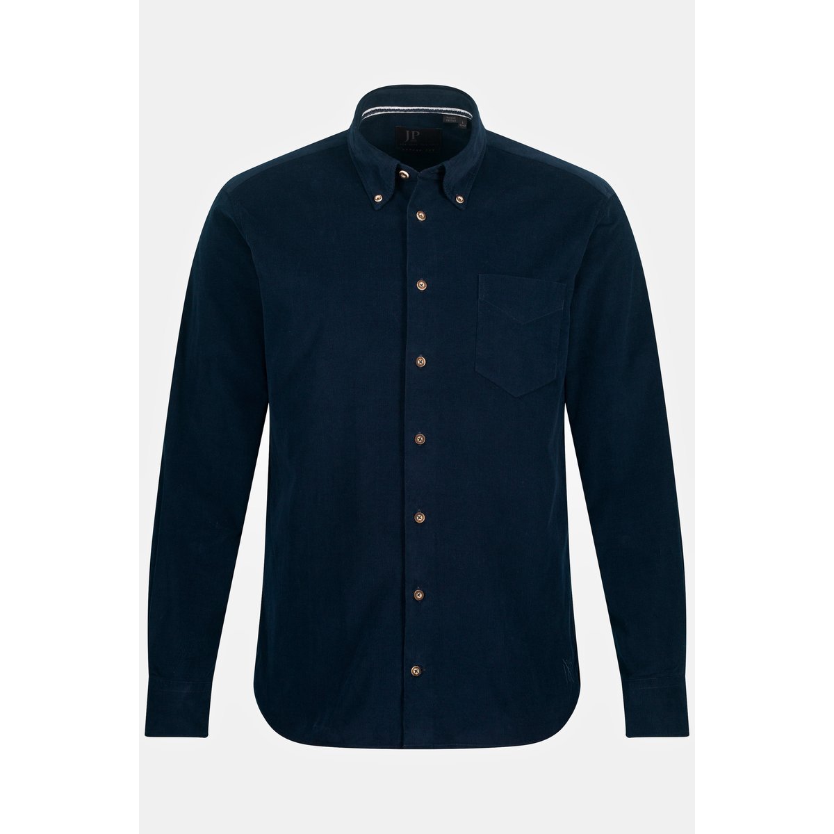 Chemise en velours côtelé de tenue bleu marine, JP1880