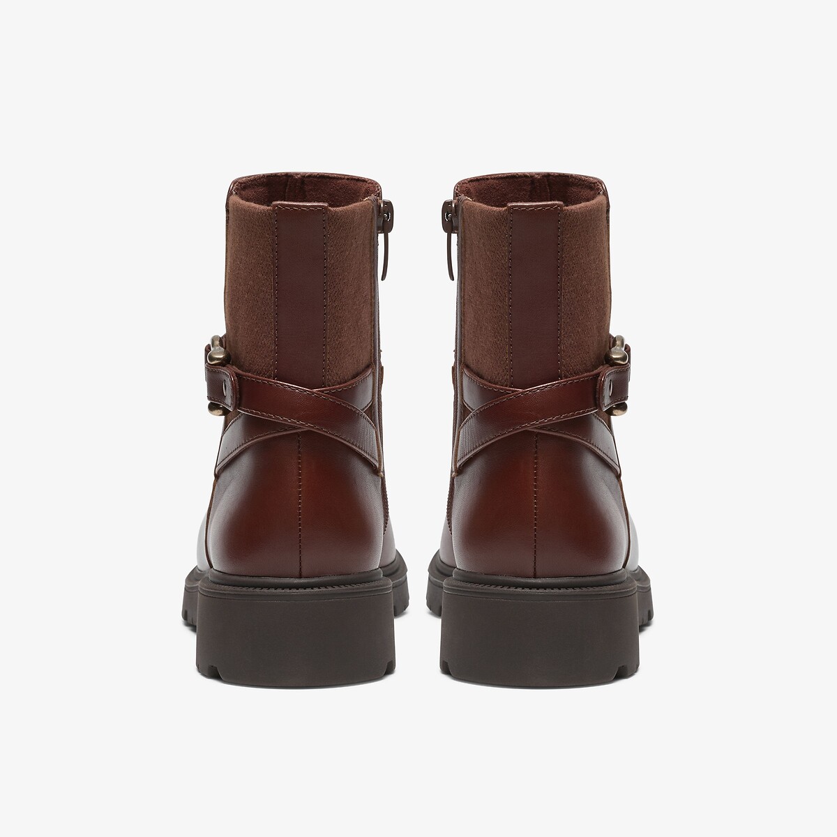 Botines de piel CODE L BAY tan, CLARKS