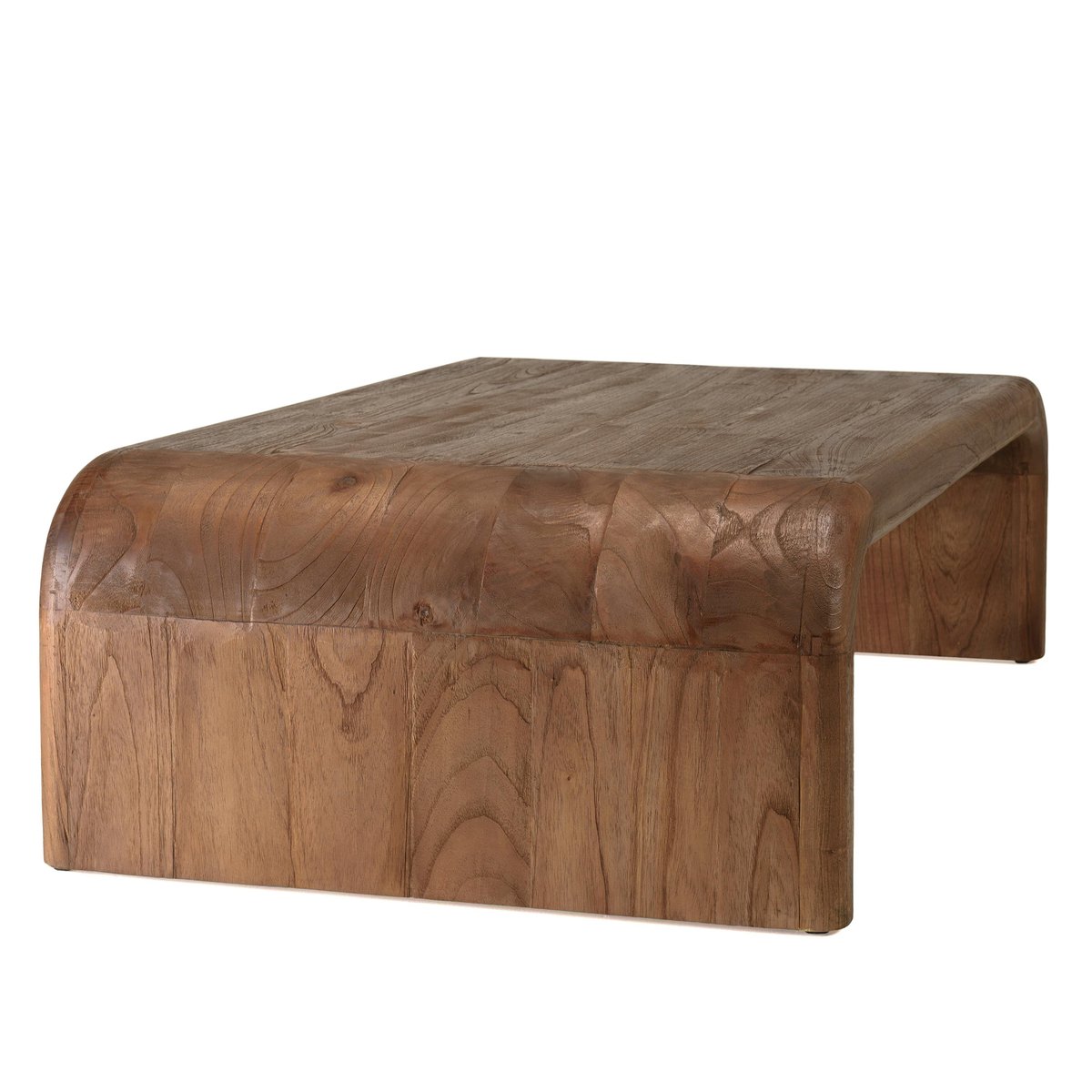 Table basse épurée en bois de mindi ARCUS bois naturel, PIER IMPORT