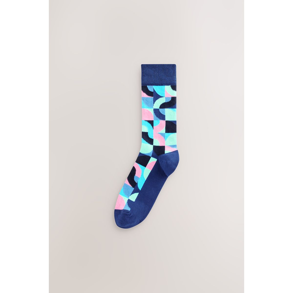 Chaussettes à motif, 8 paires rouge vif/géo vert, NEXT