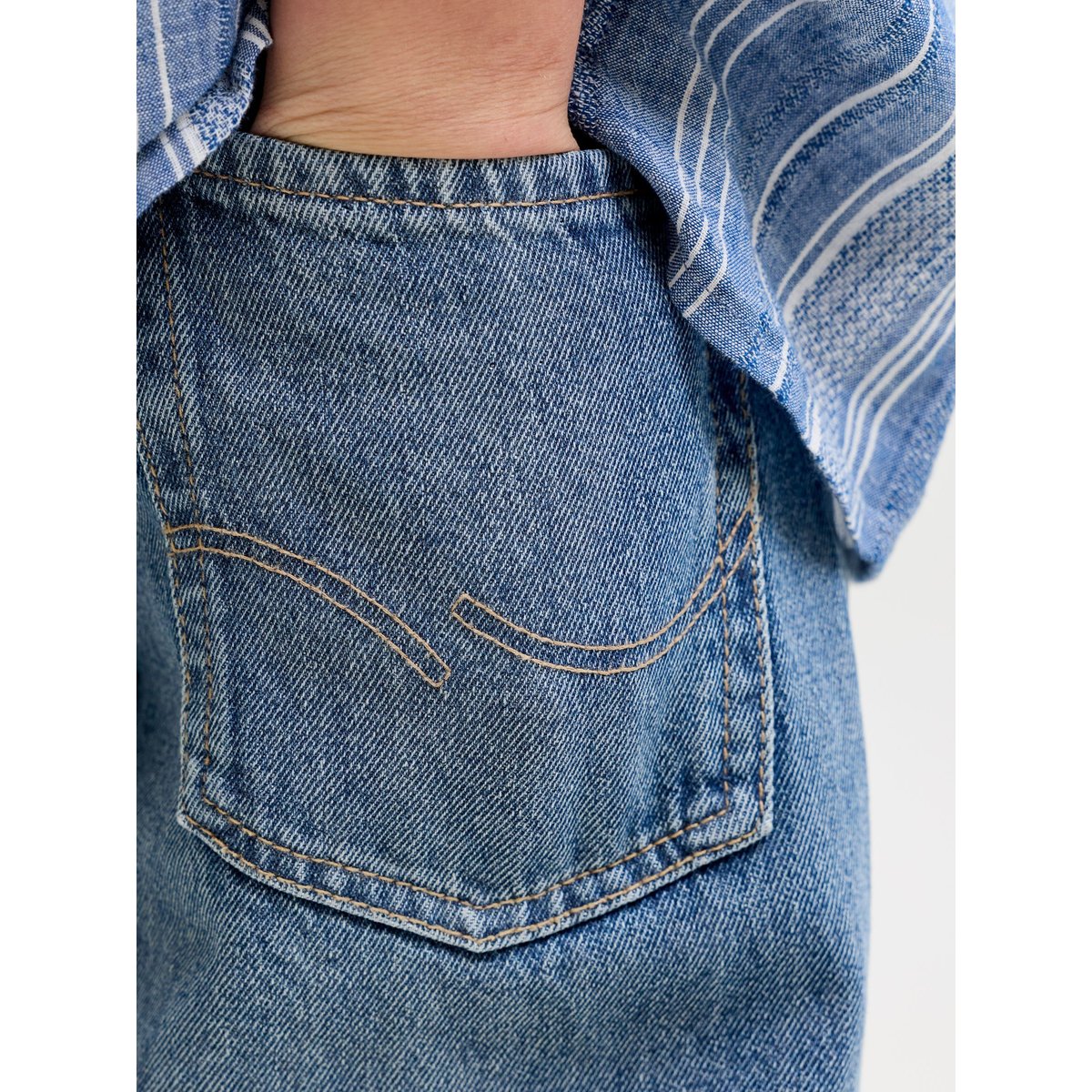 Jean Baggy Fit blue denim, JACK & JONES JUNIOR