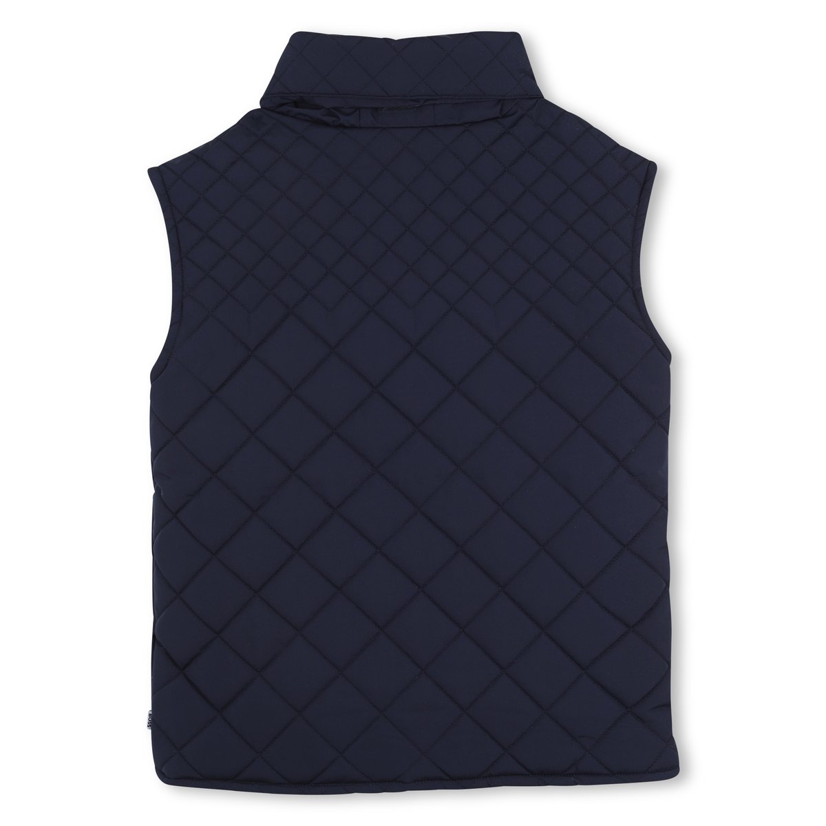 Doudoune sans manches à capuche bleu cargo, BOSS KIDSWEAR