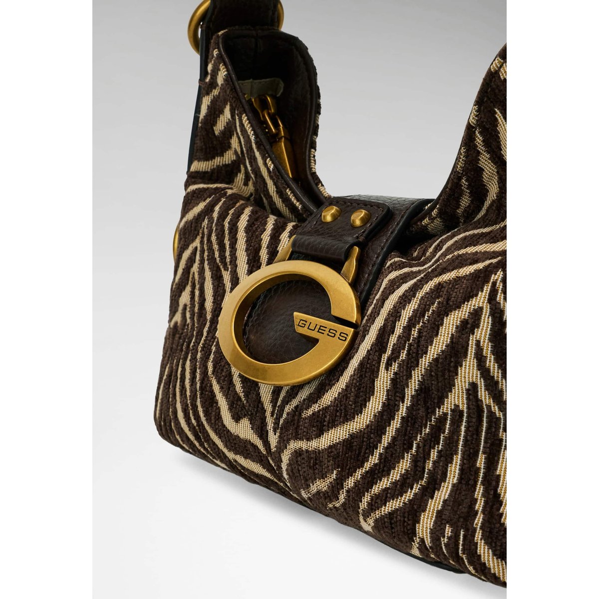 Sac Mini Épaule Camden marron, GUESS