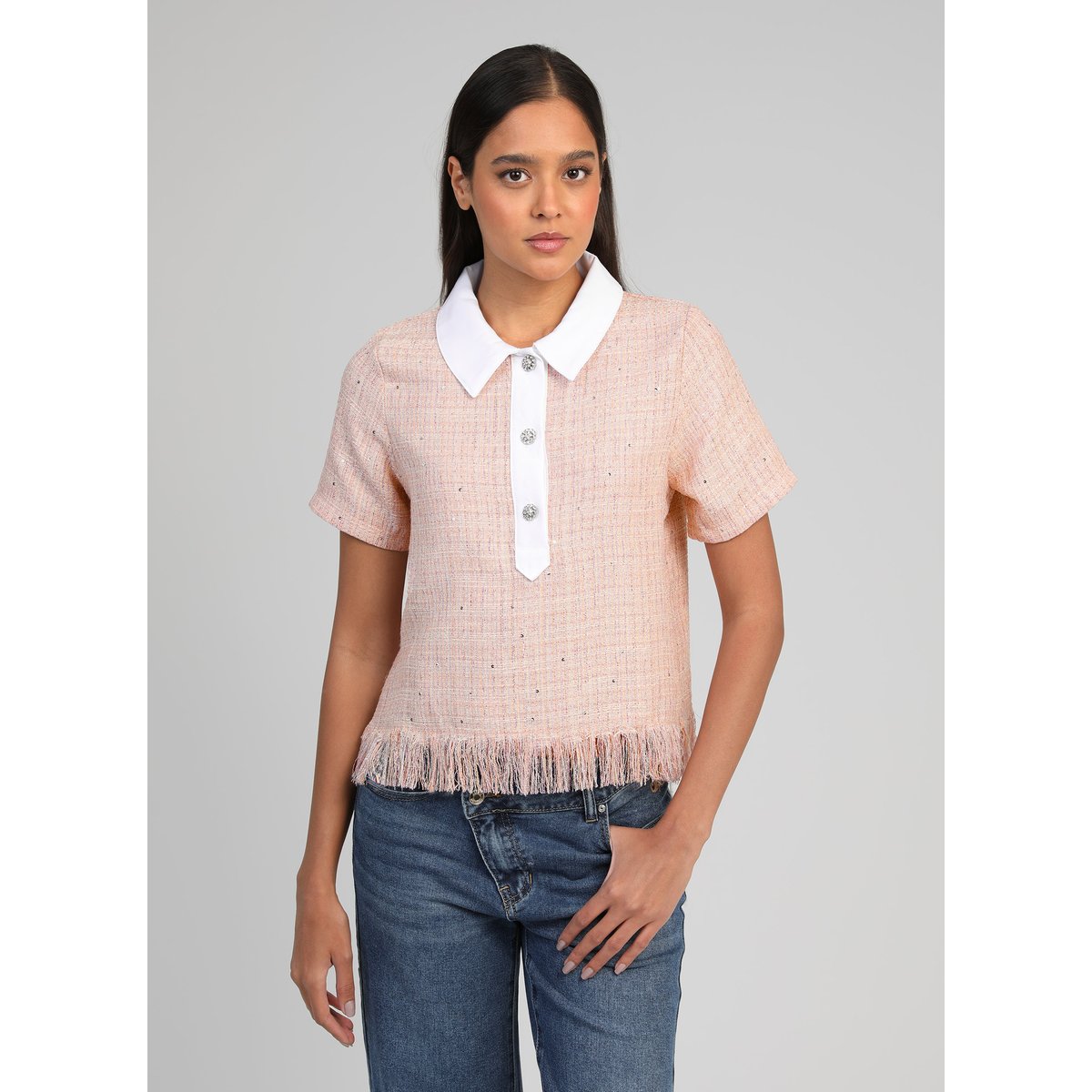 Polo AMYNE rose, AN'GE