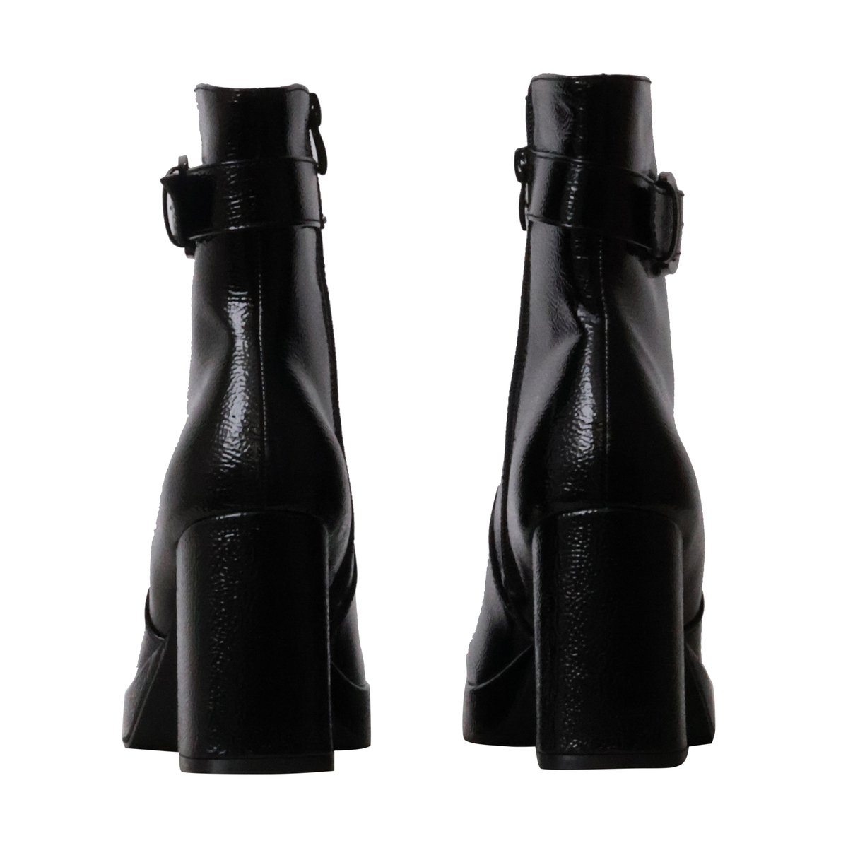 Bottines à Talon Et Zip noir, ENZA NUCCI