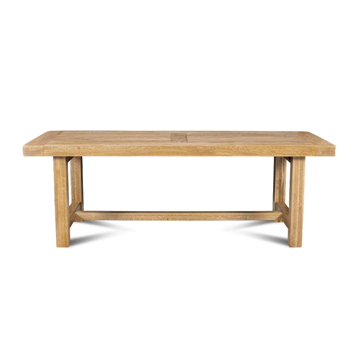 Table de ferme bois chêne massif L220 - LA BRESSE chêne clair, HELLIN, DEPUIS 1862