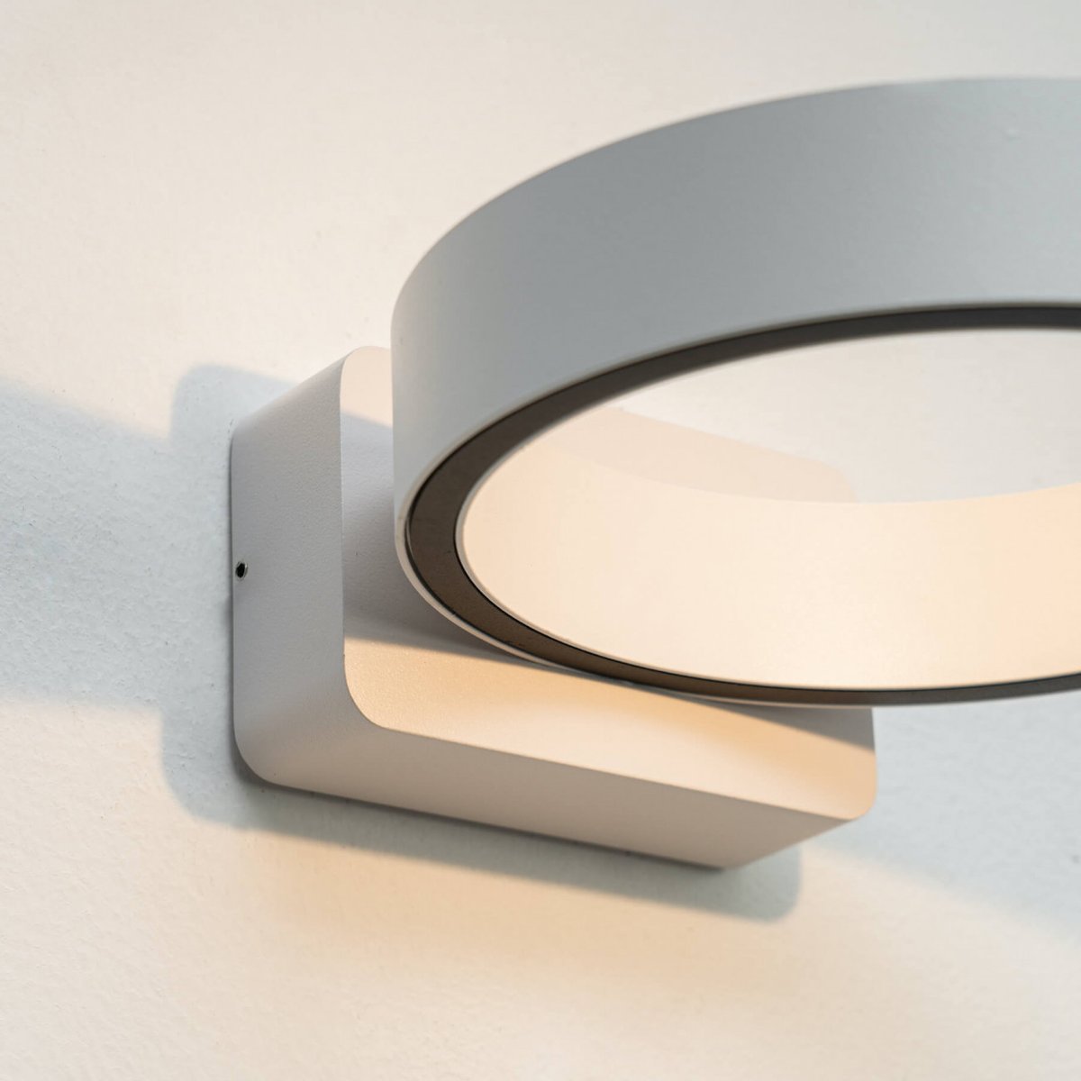 Applique LED circulaire murale - EYE blanc, KOSILUM
