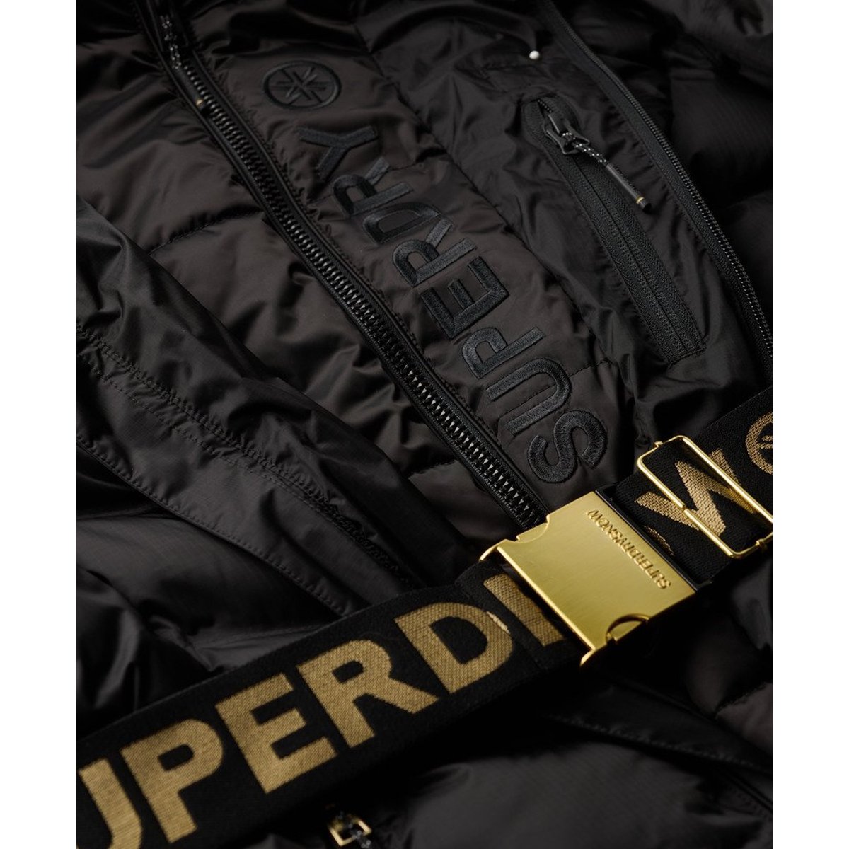 Doudoune de ski Luxe noir, SUPERDRY