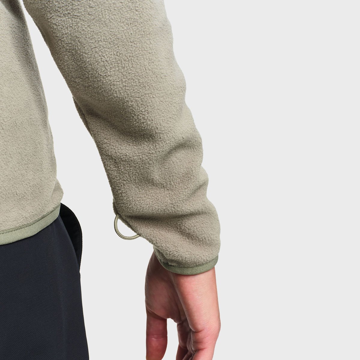 Veste polaire col montant fermeture éclair T-KIT amande, AIGLE