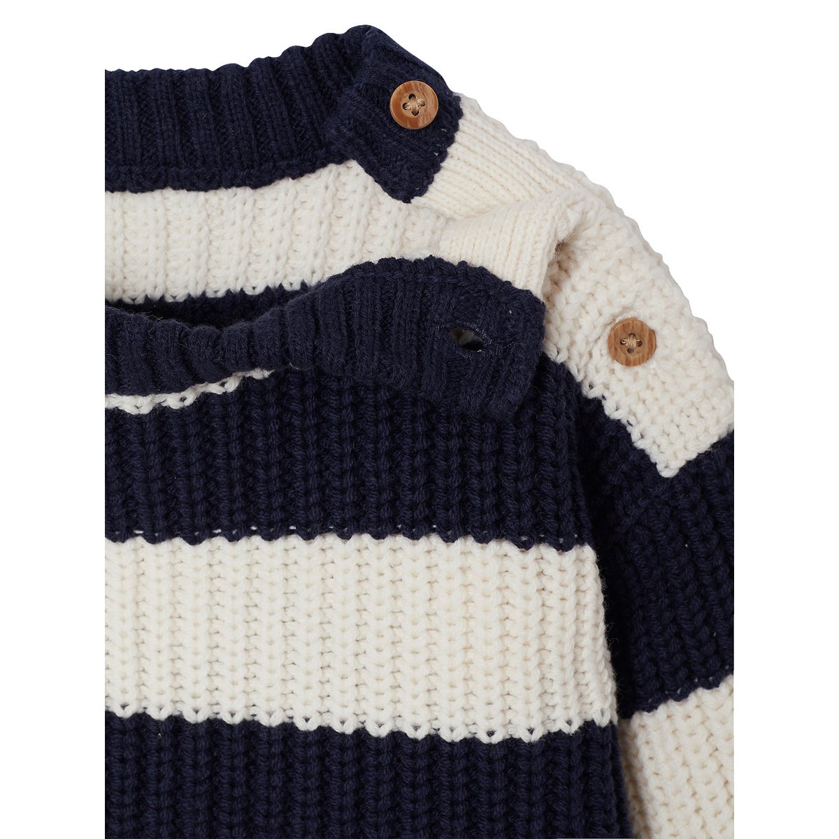 Pull manches longues marine, VERTBAUDET