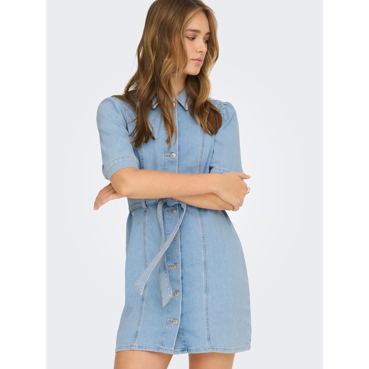 Robe En Denim light blue denim, ONLY