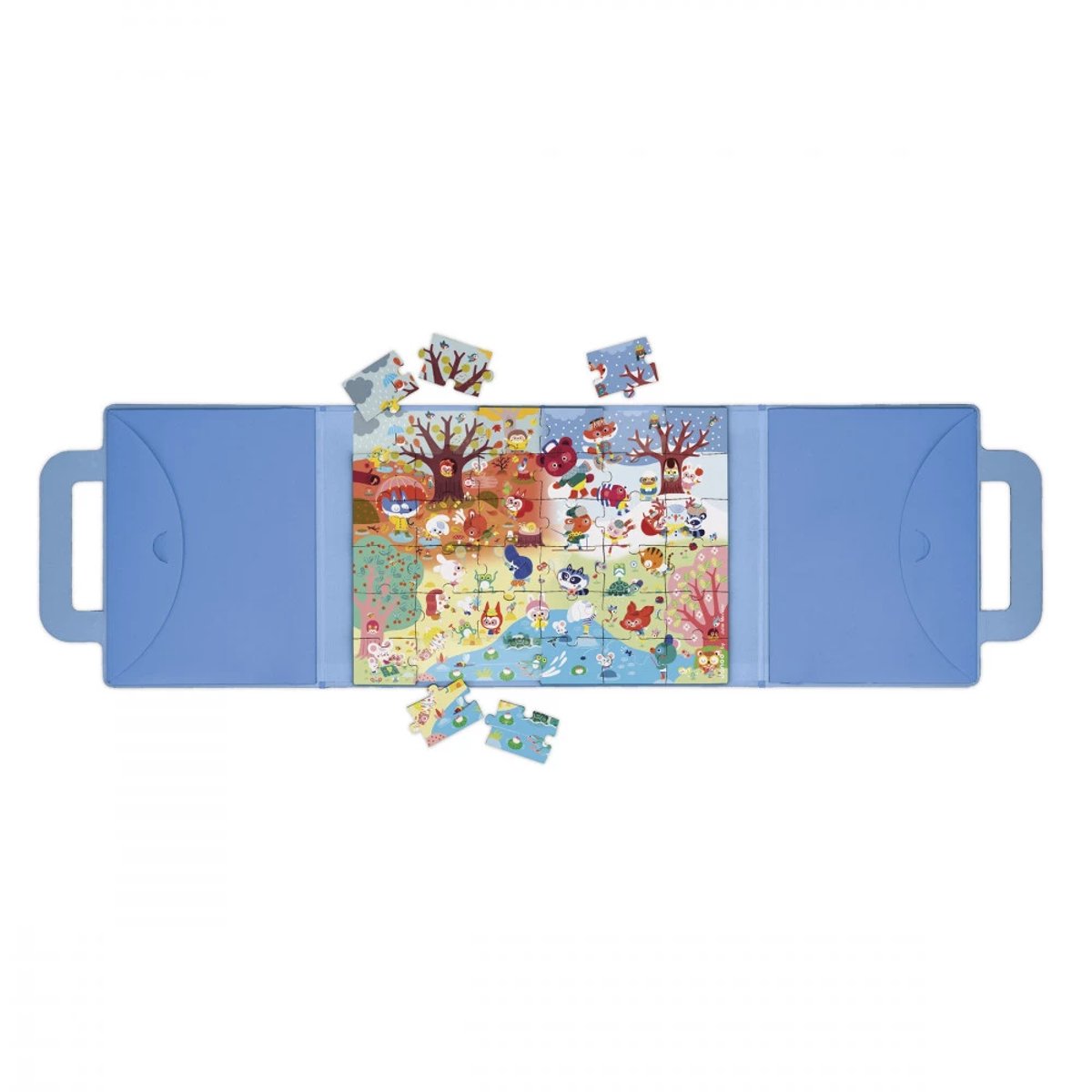 Puzzle Magnéti'puzzle Les 4 Saisons 36 Pcs couleur unique, JANOD