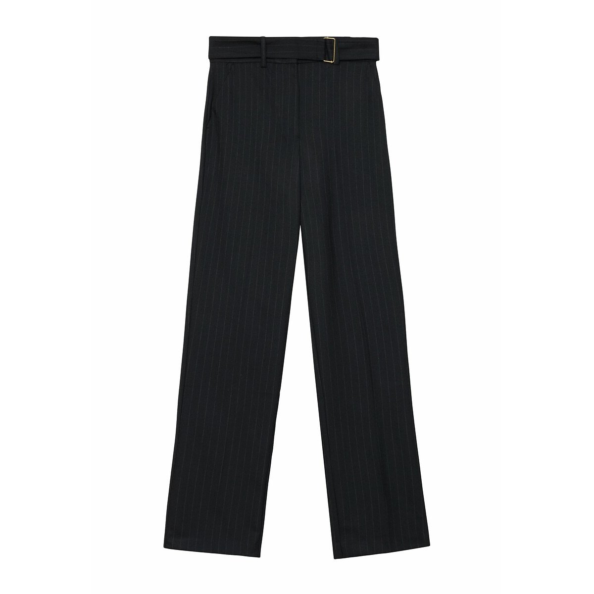 Striped Belted Wide Leg Trousers navy, IKKS