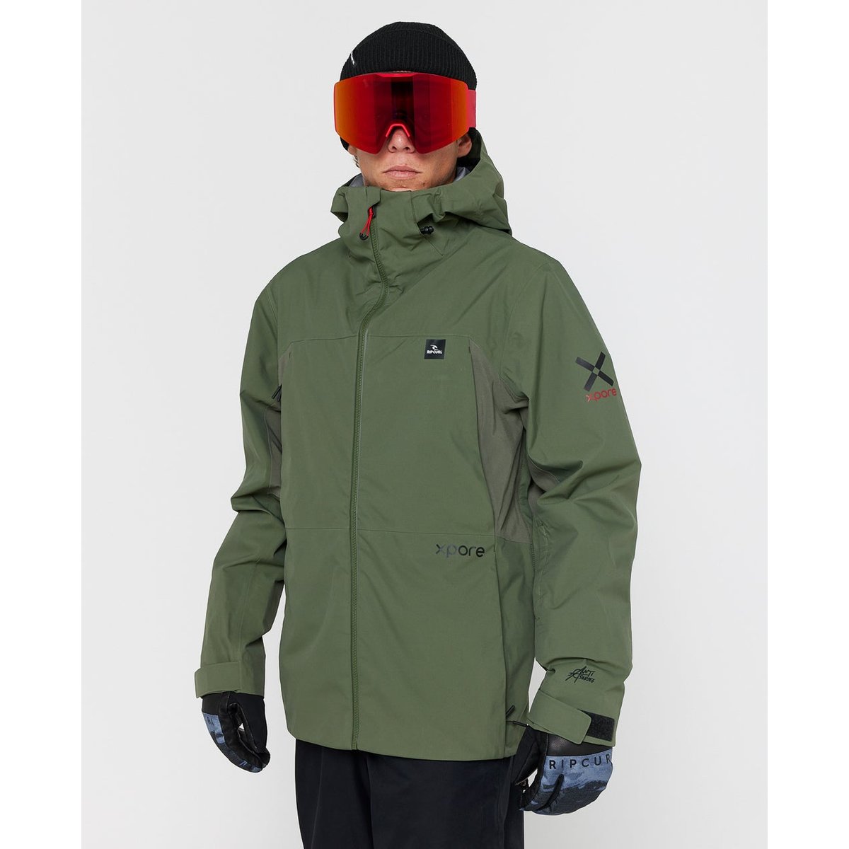 Veste de ski ANTI-SERIES cactus profond, RIP CURL
