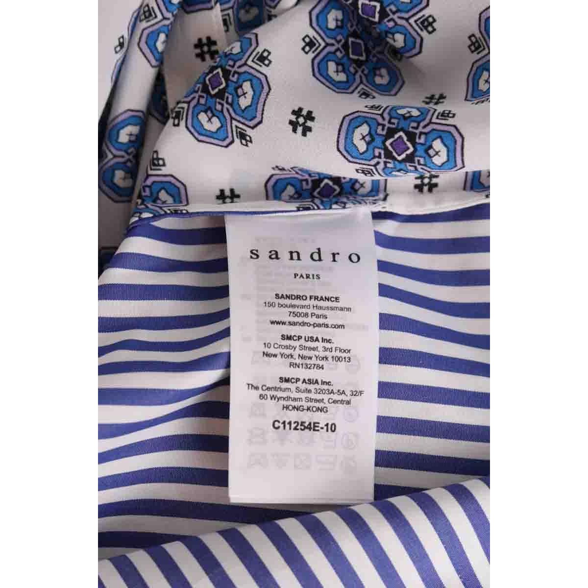 Chemise - Très Bon État bleu, SANDRO