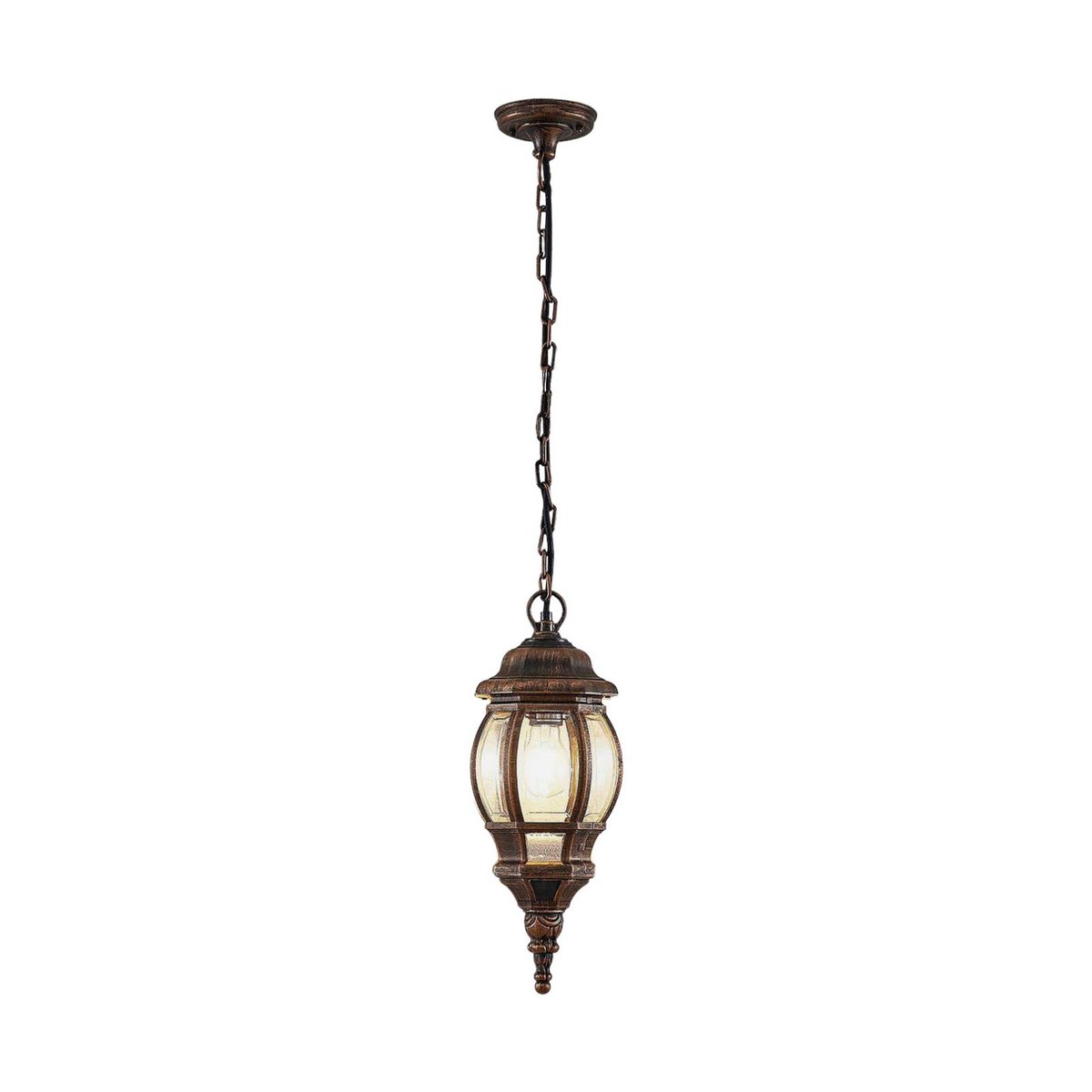 Luminaire extérieur antique, Nadesha doré brossé, LINDBY