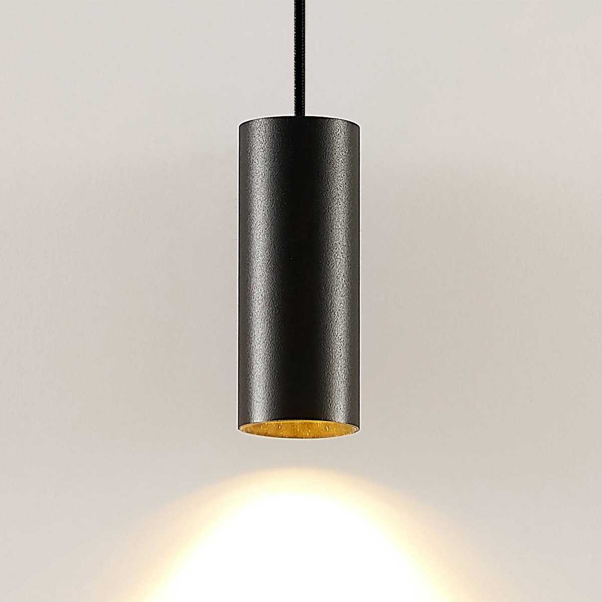 Suspension en aluminium moderne, Ejona noir, ARCCHIO