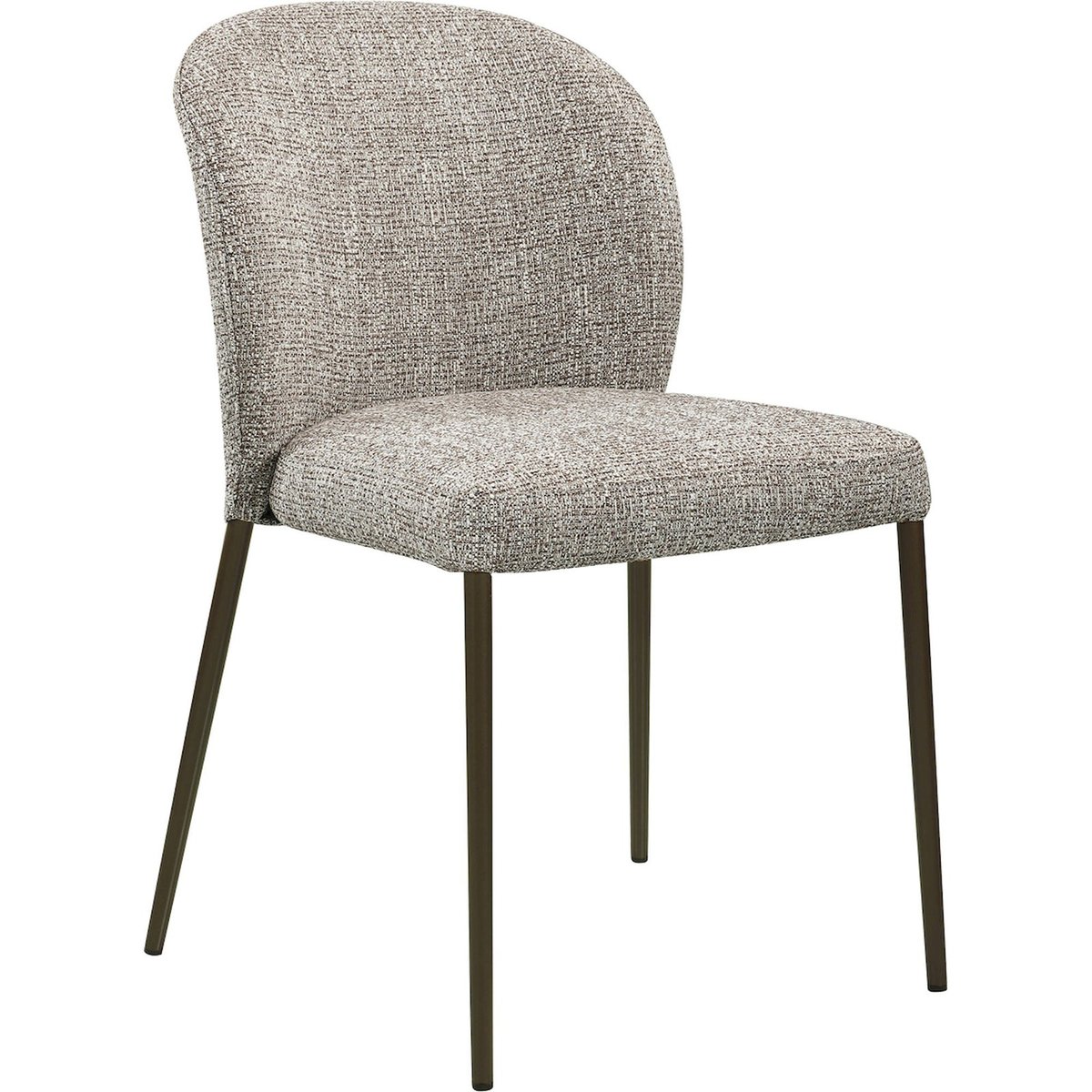 Chaise empilable de salle à manger, Lot de 2 earth tweed, RECOLLECTION