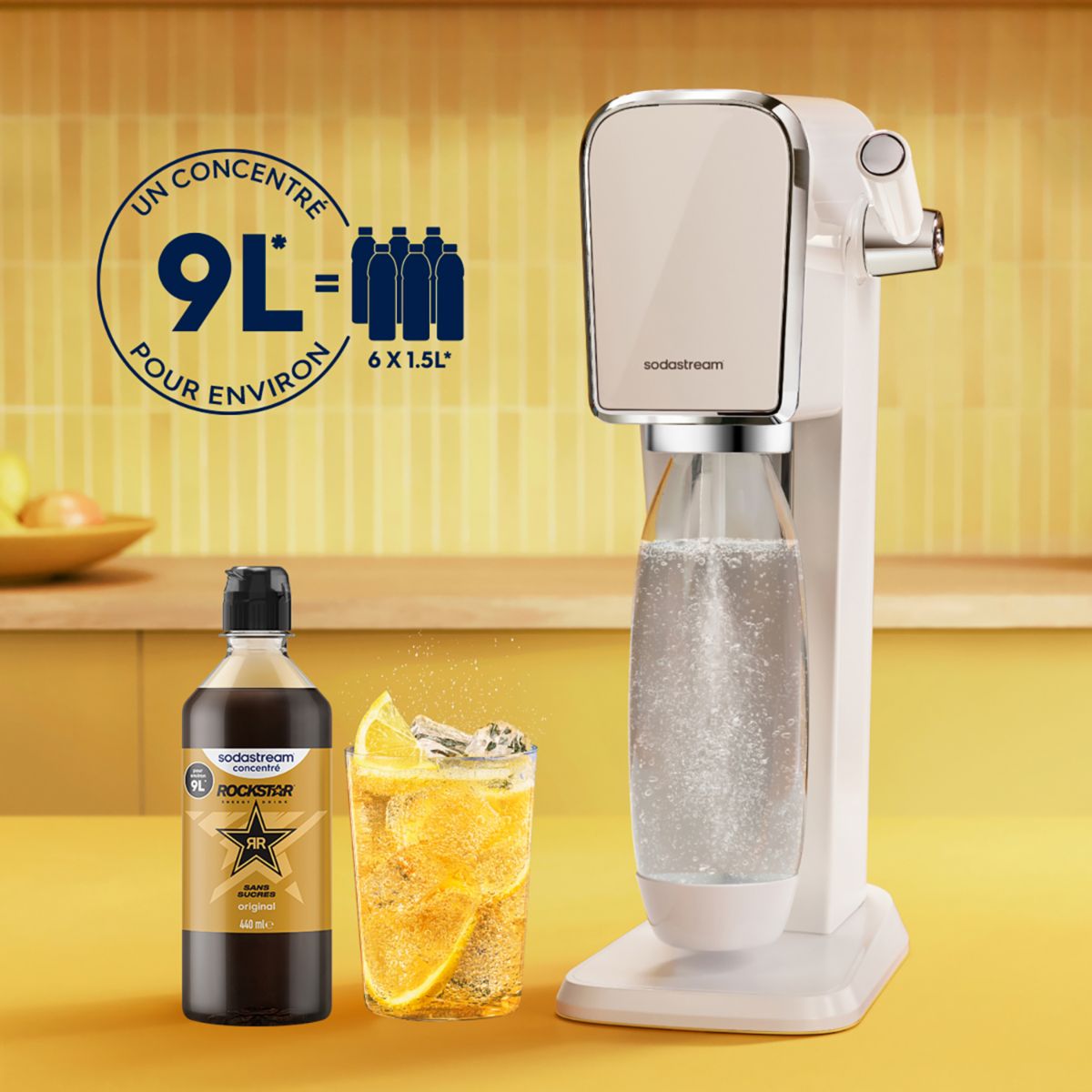 Concentré ROCKSTAR ORIGINAL SANS SUCRE 440ml couleur unique, SODASTREAM