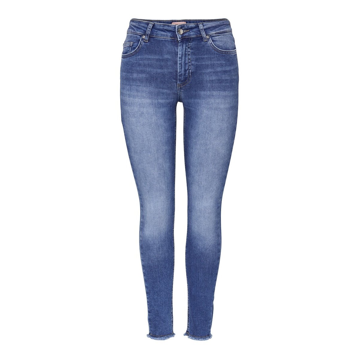 Jean skinny taille haute stone délavé, ONLY