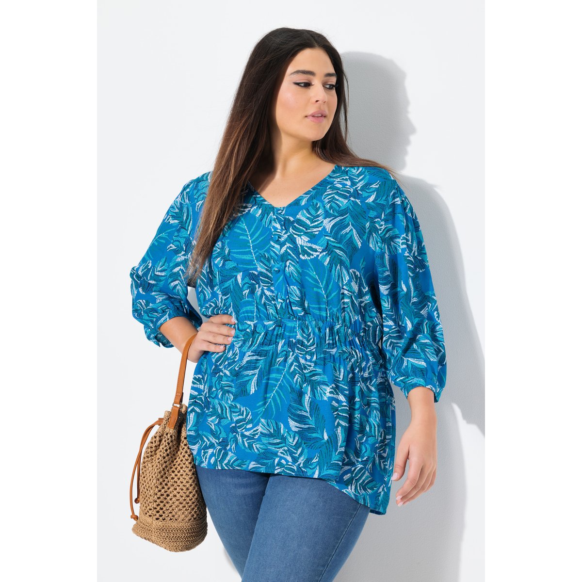 Blouse bleu pétrole, ULLA POPKEN