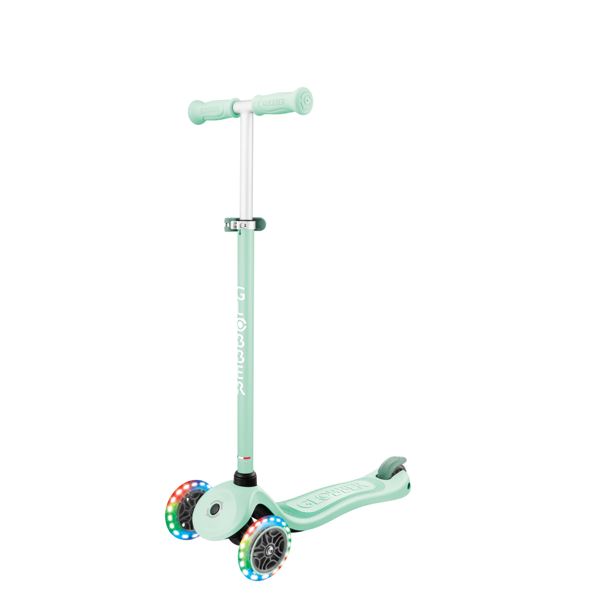 Trottinette évolutive GO-UP SPORTY LIGHTS vert menthe, GLOBBER