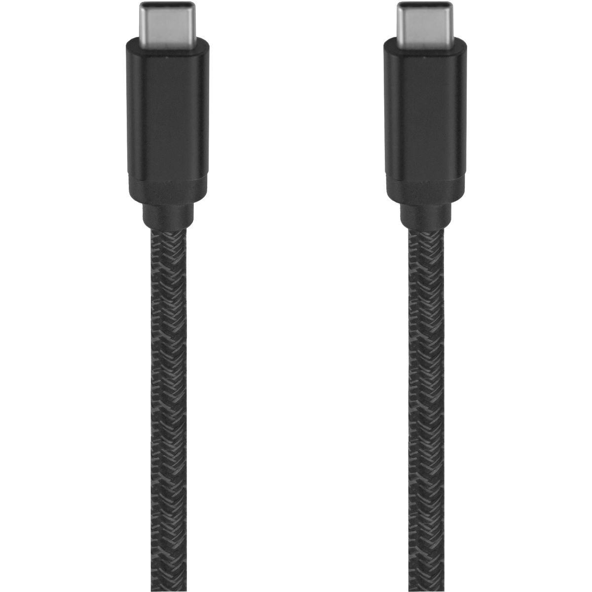 Câble USB C vers USB-C 3M Noir couleur unique, ADEQWAT
