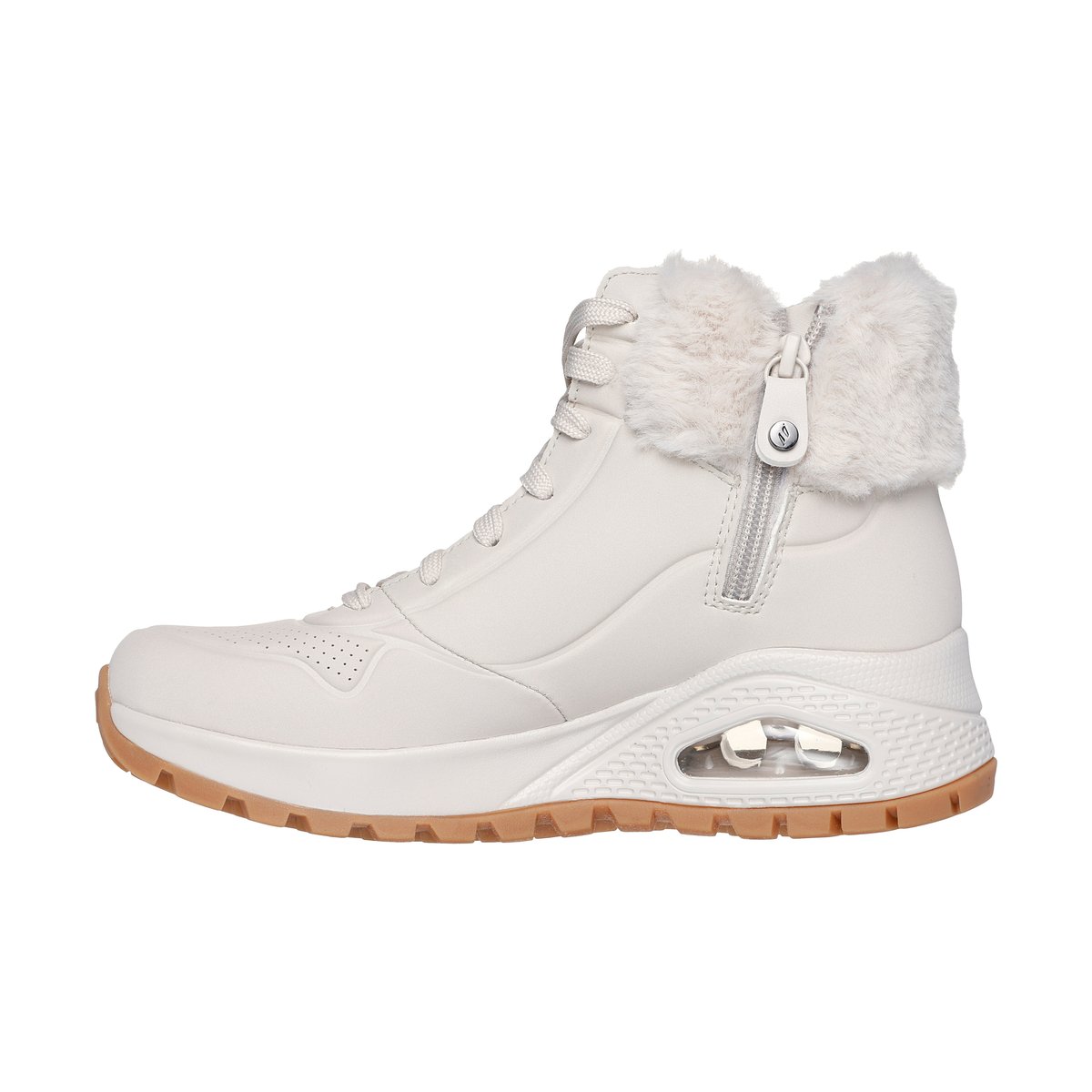 Basket Montante à Lacets Uno Rugged Fall Air blanc cassé, SKECHERS