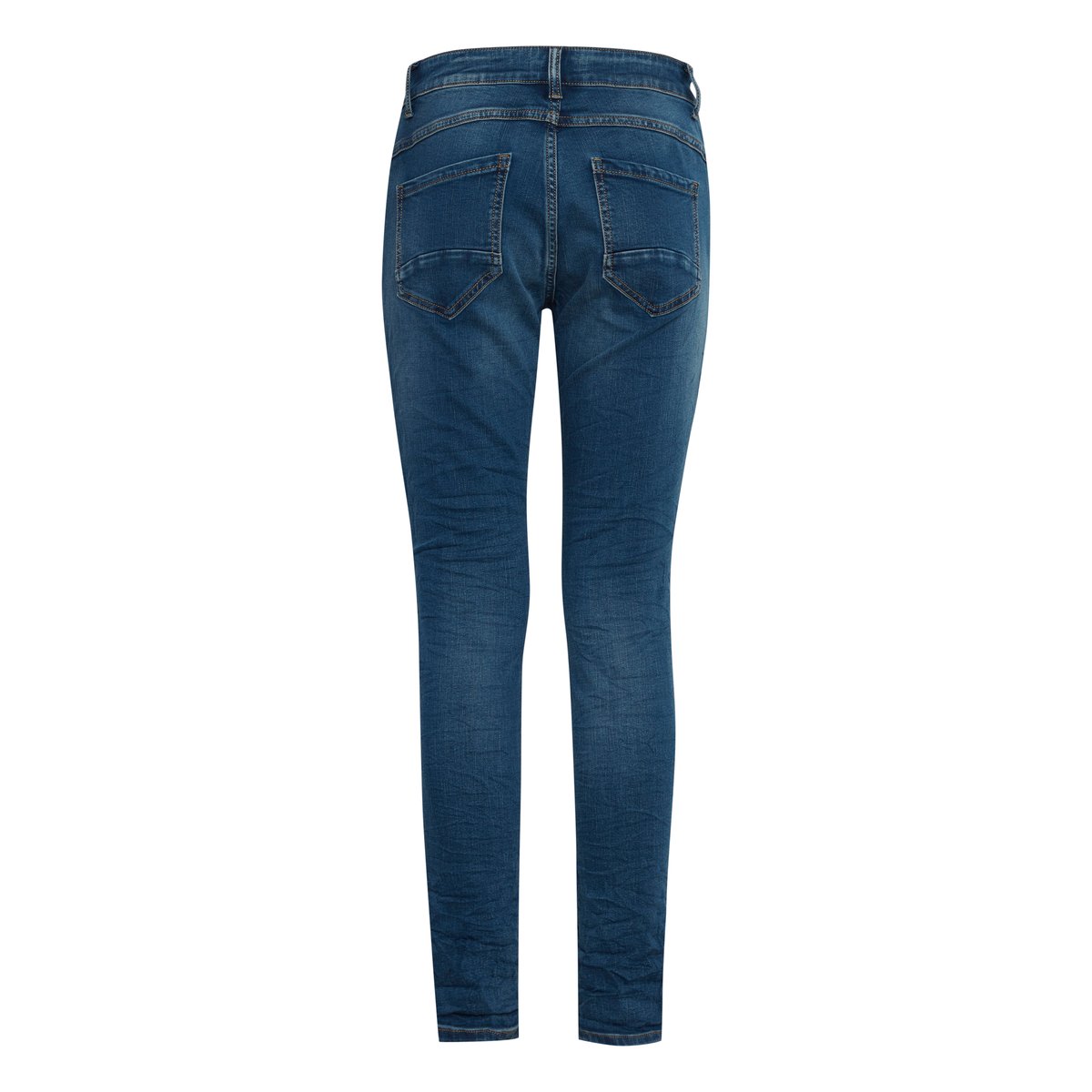 Jean slim taille haute bleu sky blue denim, B.YOUNG
