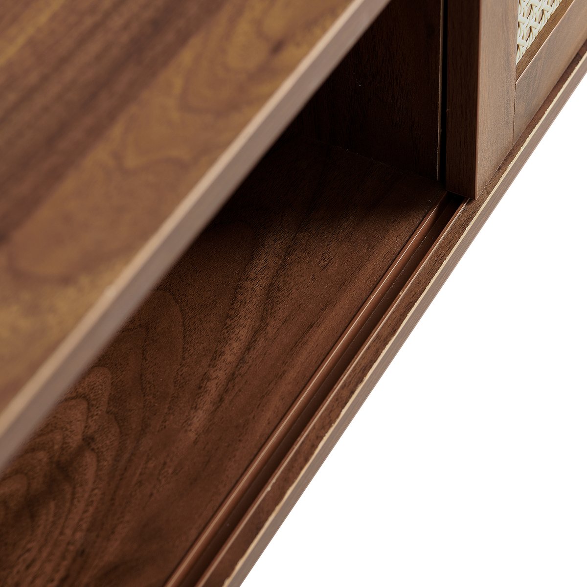 Table basse rectangulaire avec rangement, JORDIF walnut, MEUBLES COSY
