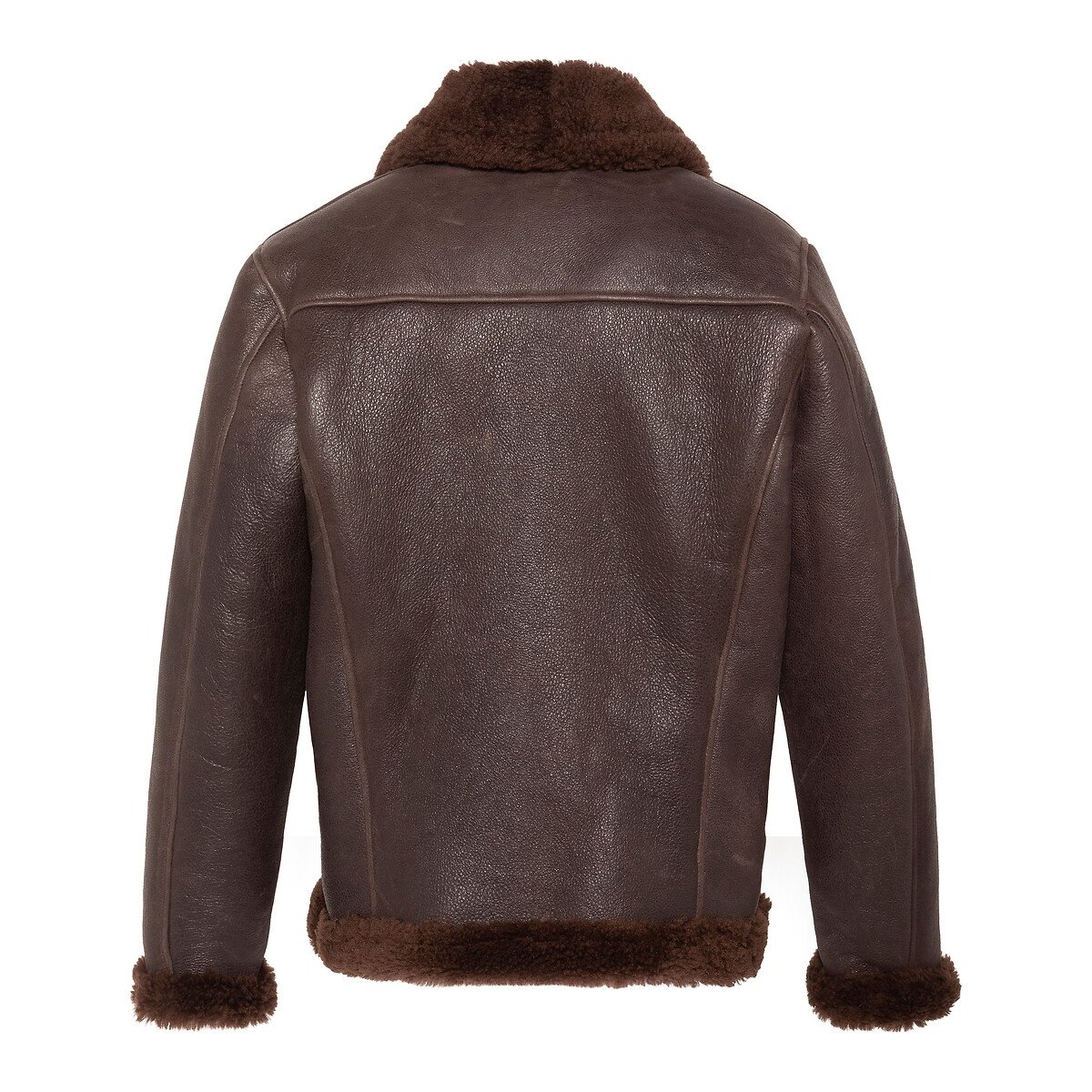 Giacca bombardier, in pelle di montone, LC1260 marrone, SCHOTT