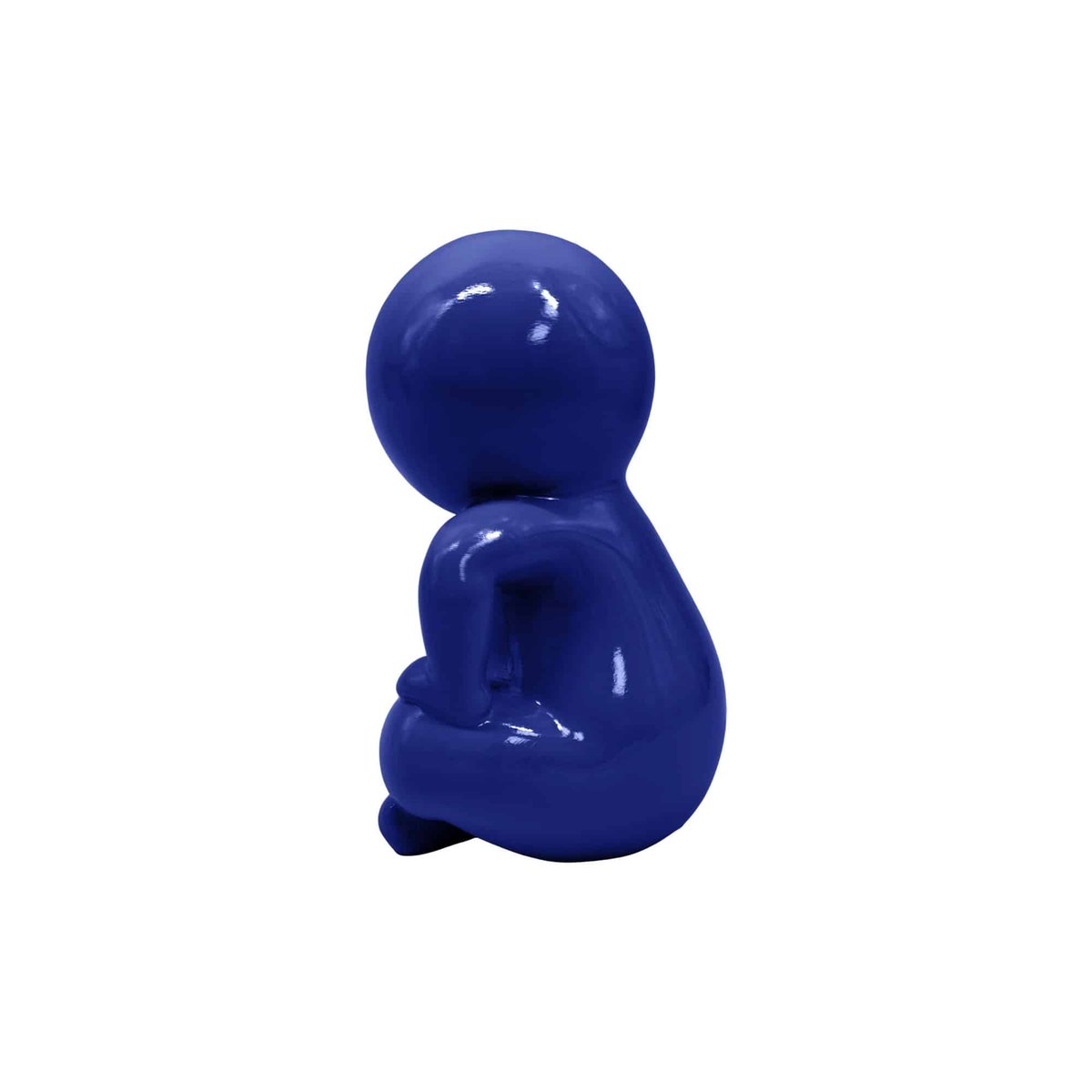 Ornement Plastique AMIGO SITTING LARGE bleu cobalt, PRESENT TIME