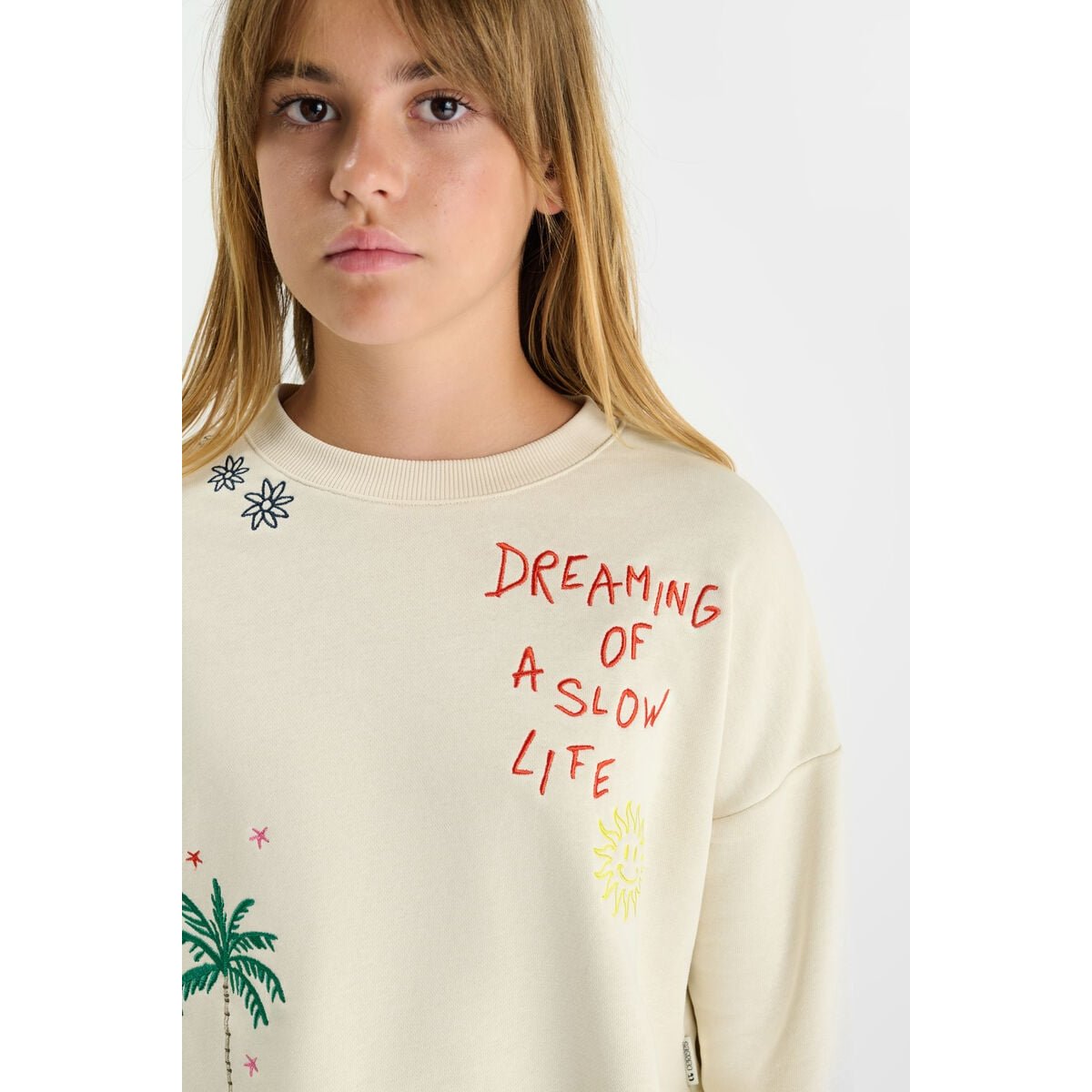 Sweat-Shirt UPAGI ivory, LE TEMPS DES CERISES