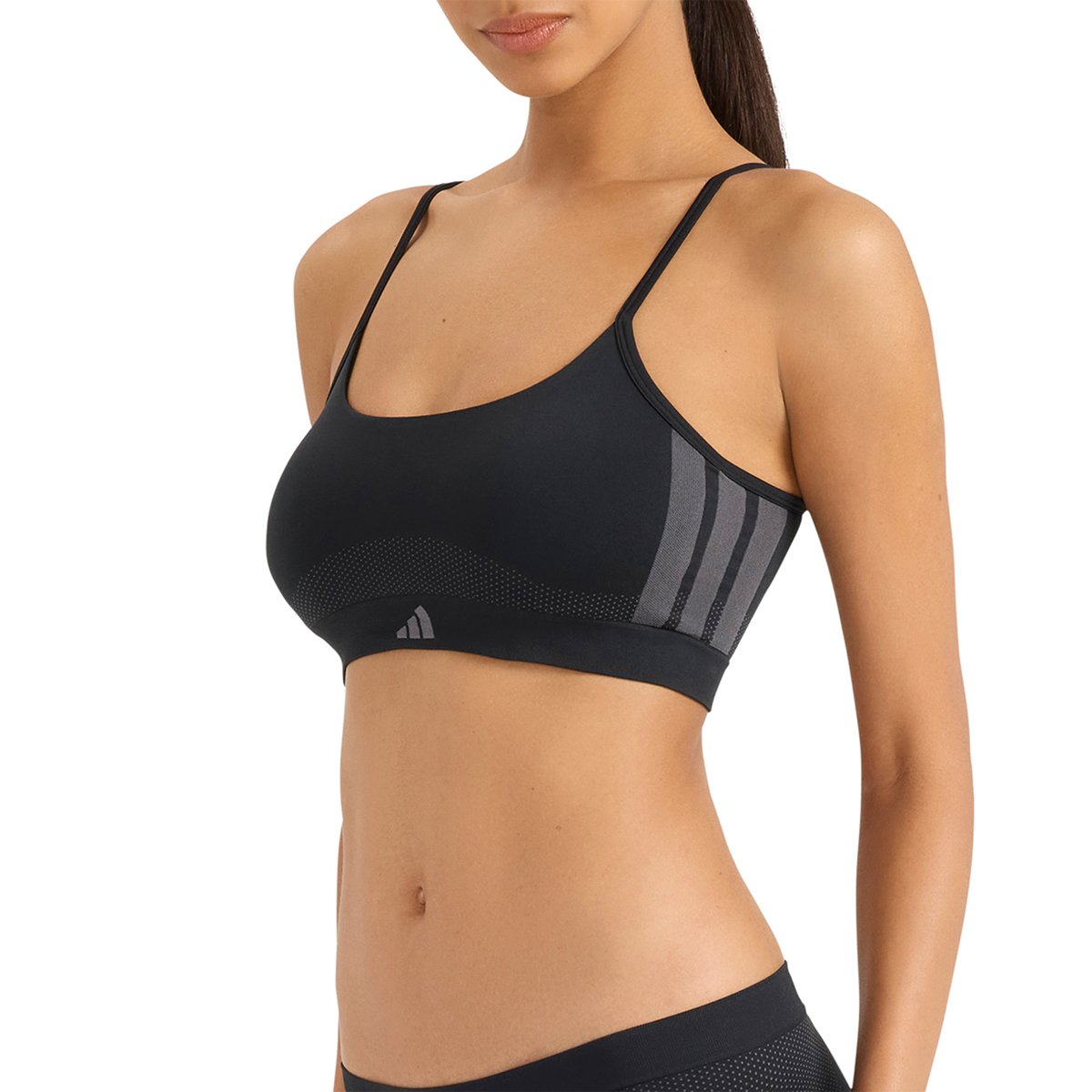 Brassière ACTIVE MICRO STRETCH SEAMLESS noir, adidas Performance