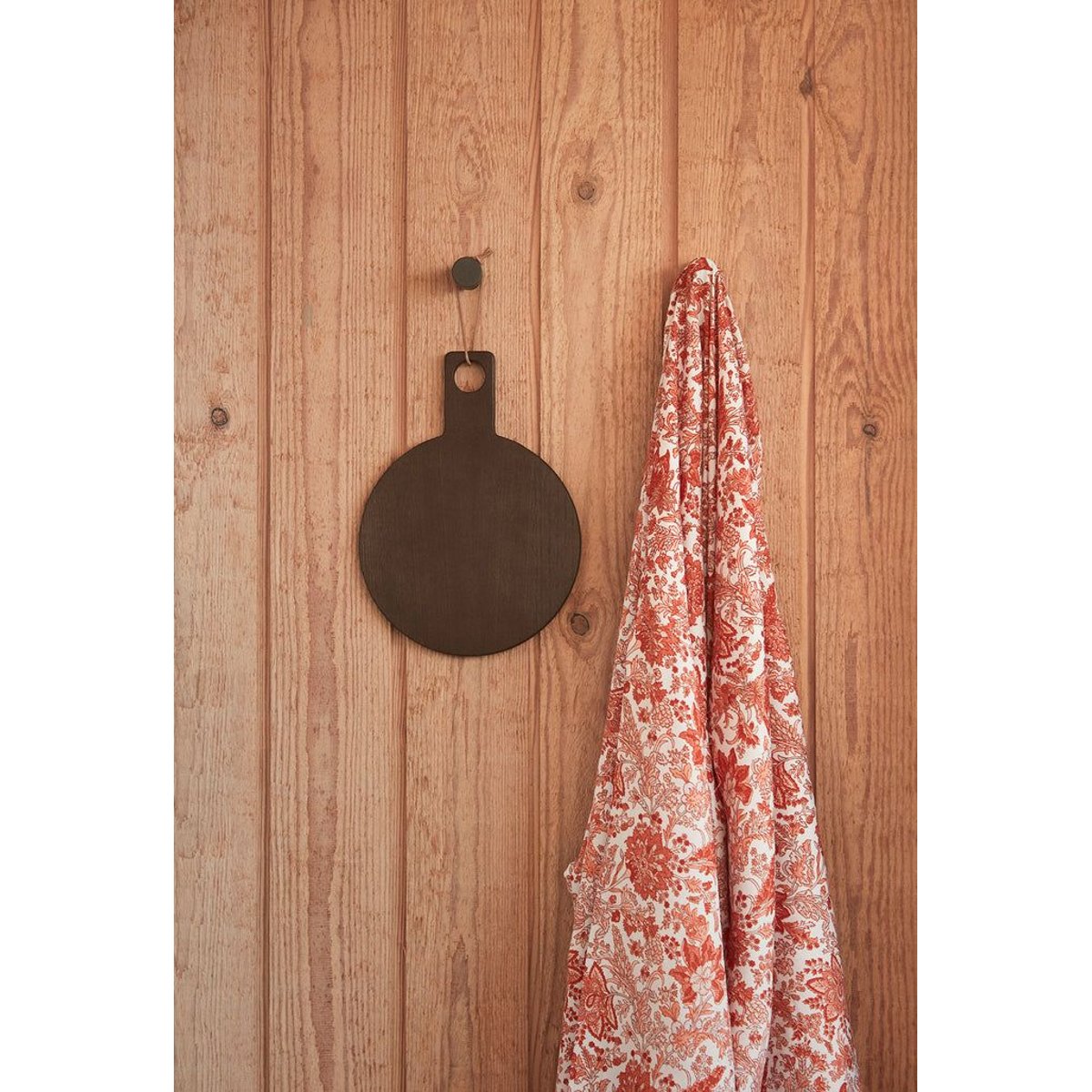 Patère en acier inoxydable murale LIVING marron foncé, OYOY LIVING DESIGN