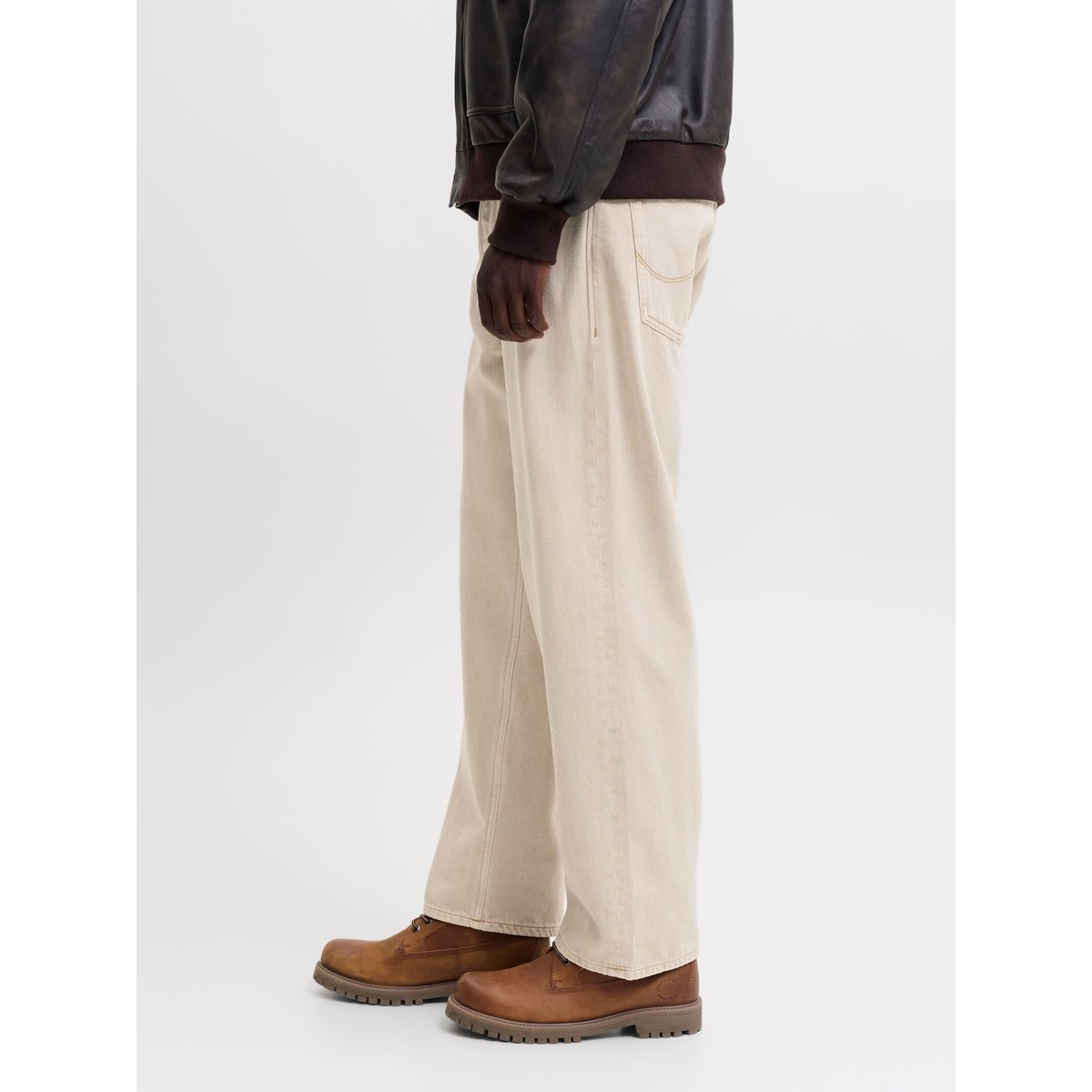 Jean Baggy Fit ecru, JACK & JONES