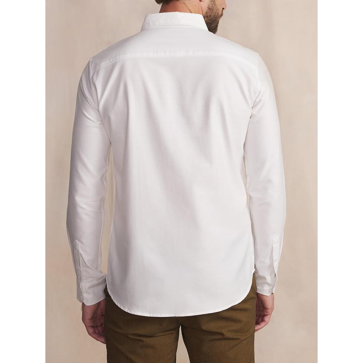 Chemise manches longues BRADYCHE blanc, TBS