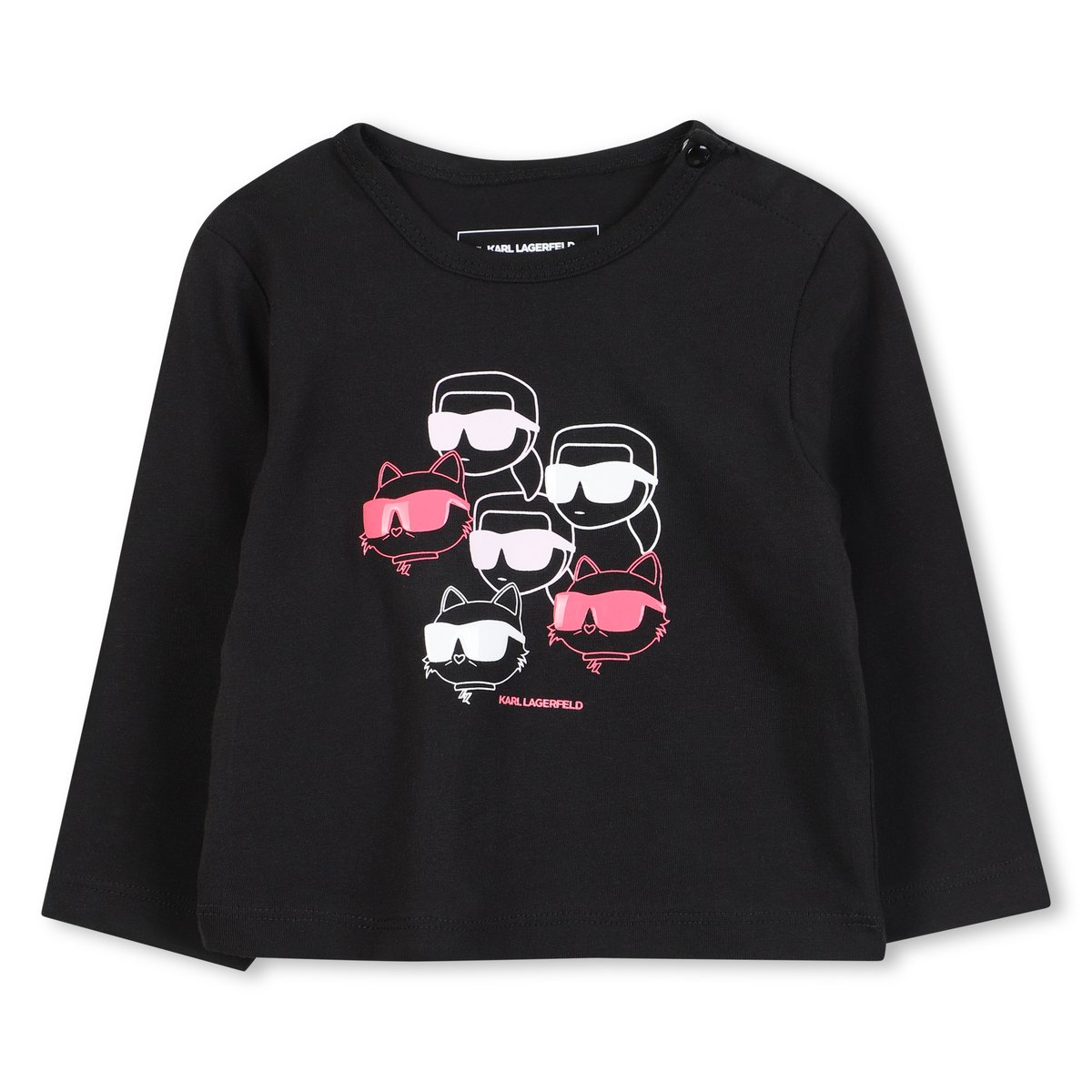 T-shirts à manches longues black, KARL LAGERFELD KIDS