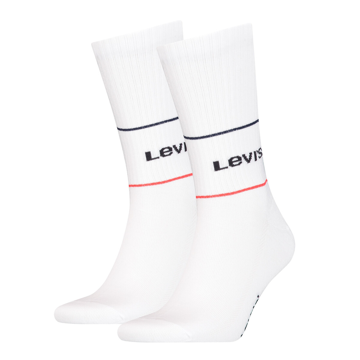 Confezione da 2 calze logo sport bianco, LEVI'S