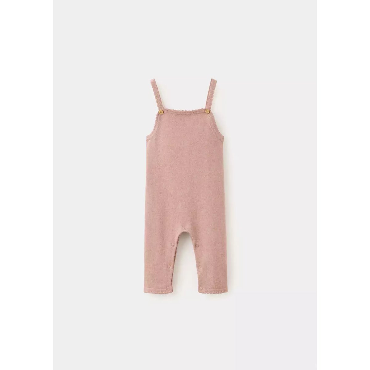 Salopette longue maille rose, MANGO BABY