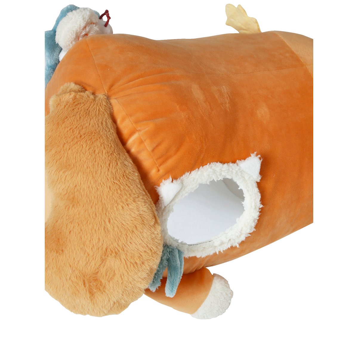 Grande peluche d'activités Écureuil LES AMIS DE LA FORÊT orange, VERTBAUDET