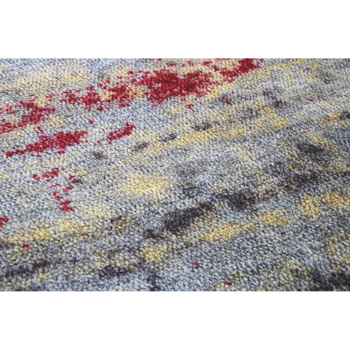 Tapis salon imprimé Magdalena en polyester multi bleu, GINO FALCONE
