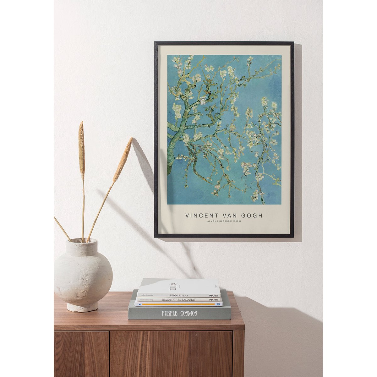 Affiche avec tableau décoratif, 20 x 30 cm beige, HANNUN