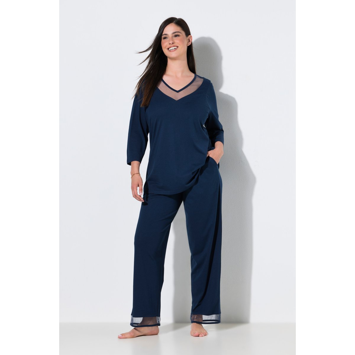 Pyjama avec tulle bleu nuit, ULLA POPKEN