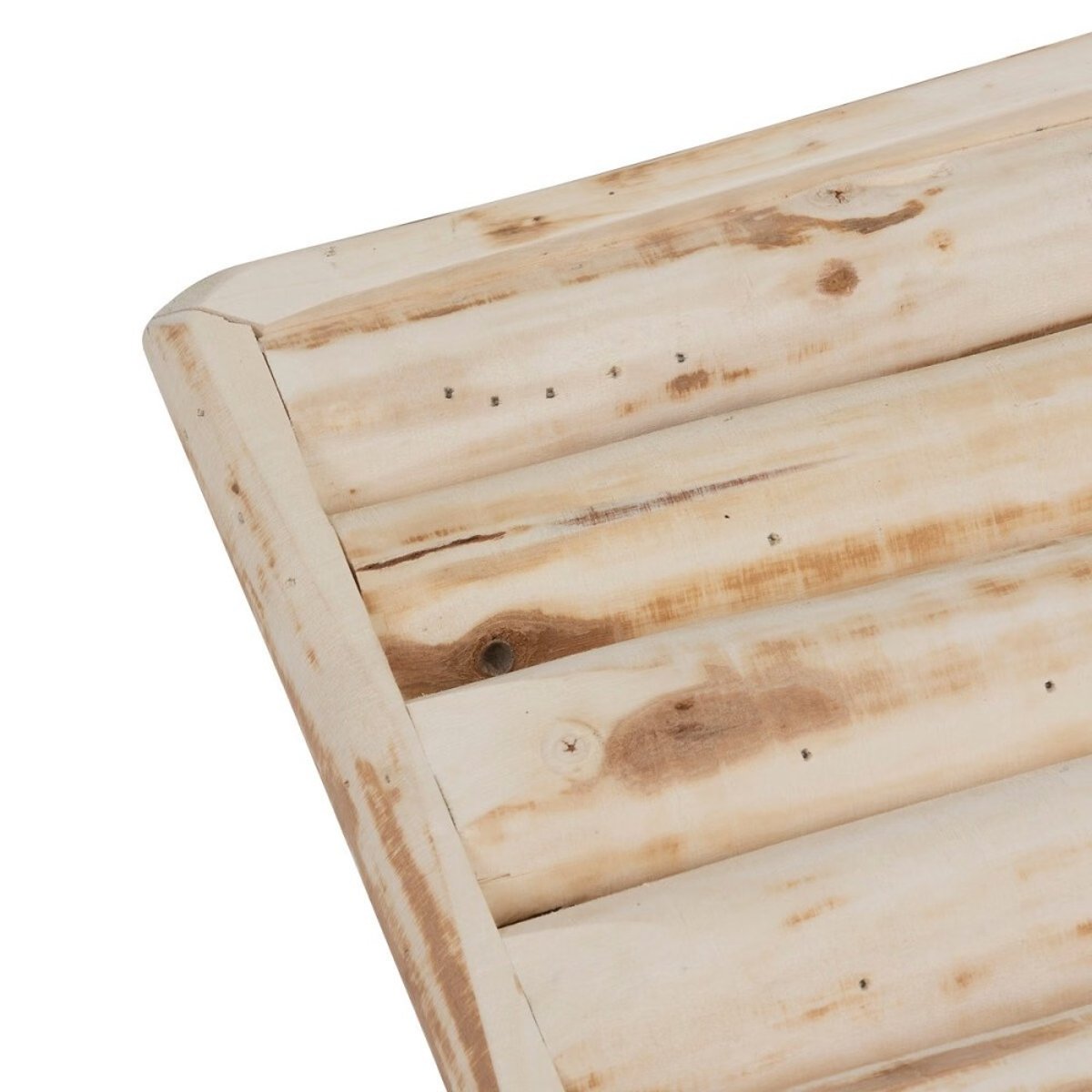 Banc en bois de peuplier WOODY beige, ATMOSPHERA