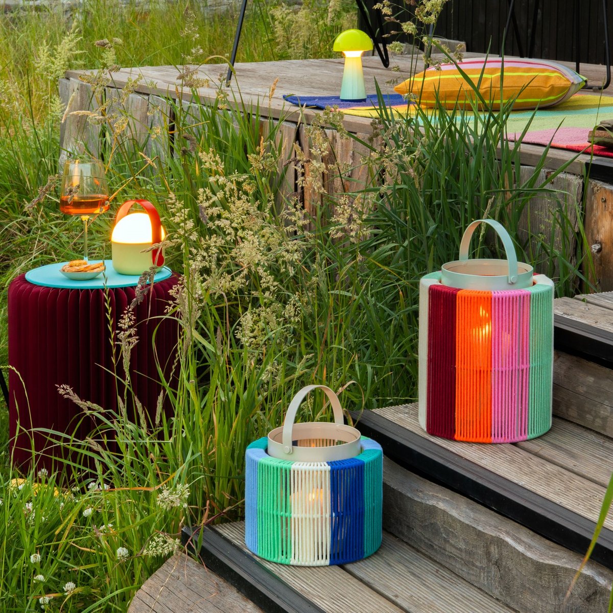 Lanterne Maja Midnight multicolore, REMEMBER