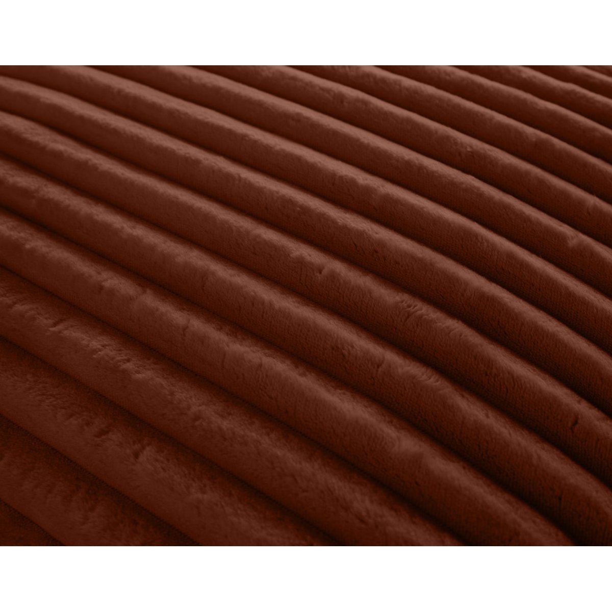 Canapé fixe 4 places - COLLINS terracotta, BEST MOBILIER